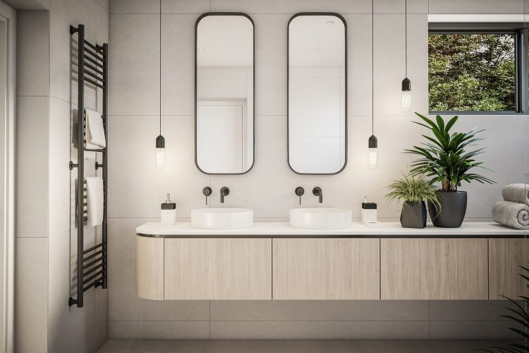 bathroom-mirror-trend-two-mirrors bathroom-mirror-trend-two-mirrors