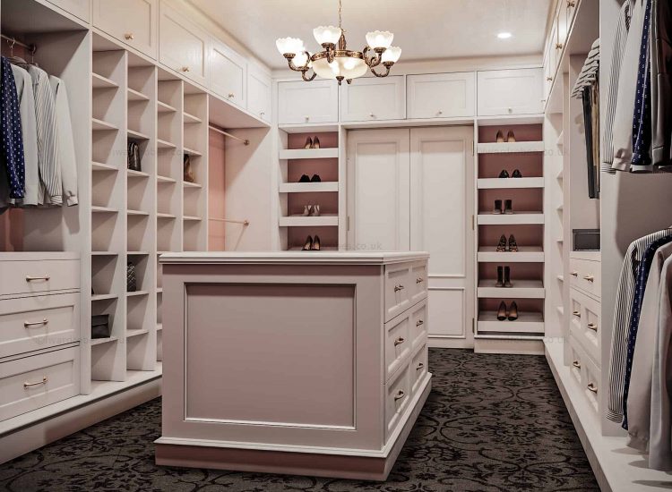 Traditional-white-painted-walk-in-wardrobe-in-London Traditional-white-painted-walk-in-wardrobe-in-London