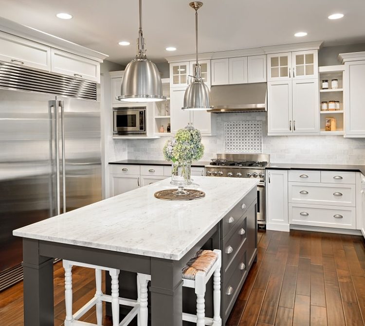 new furnished kitchen in luxury home new furnished kitchen in luxury home