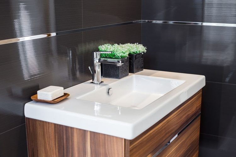 Clean contemporary bathroom sink Clean contemporary bathroom sink