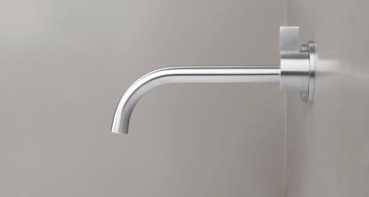 Luxury bathroom interior with modern fittings